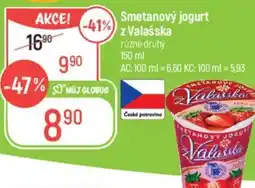Globus Smetanový Jogurt z Valašska nabídka