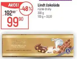 Globus LINDT čokoláda nabídka