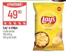 Globus LAY'S chips nabídka