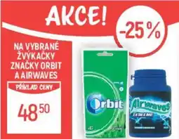 Globus Na Vybrané Zvýkačky Značky ORBIT a AIRWAVES nabídka