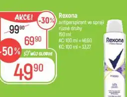 Globus REXONA nabídka