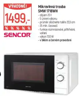 Globus Mikrovlnná trouba SMW 1718WH nabídka