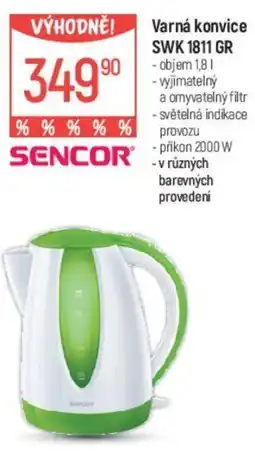 Globus Varná konvice SWK 1811 GR nabídka