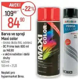 Globus Barva ve spreji Maxi color nabídka
