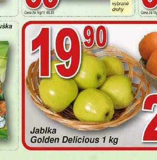 Lidl Jablka golden delicious nabídka