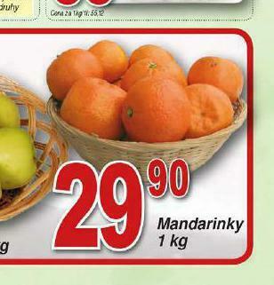 Lidl Mandarinky nabídka