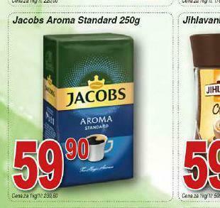 Lidl Jacobs aroma standard nabídka