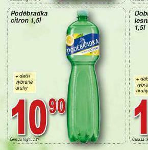 Lidl Poděbradka citron nabídka