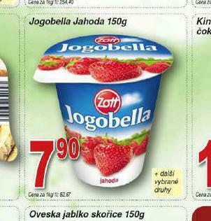 Lidl Jogobella jahoda nabídka