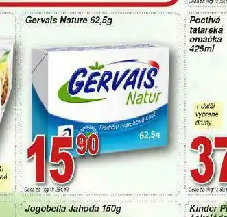 Lidl Gervais nature nabídka