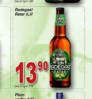 Lidl Pivo radegast ratar nabídka