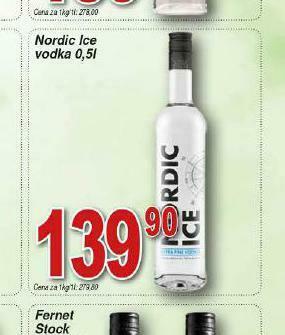 Lidl Nordic ice vodka nabídka