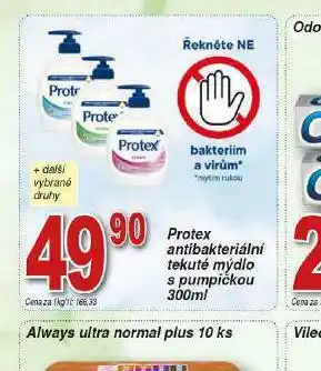 Lidl Protex antibakteriální tekuté mýdlo s pumičkou nabídka