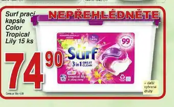 Lidl Surf prací kapsle nabídka