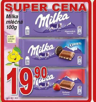 Lidl Milka čokoláda nabídka