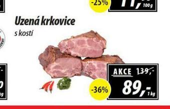 ZEMAN Uzená krkovice s kostí nabídka