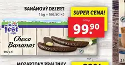 Lidl Banánový dezert nabídka