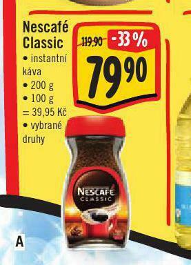 Jip Nescafé classic nabídka