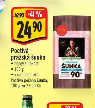 Jip Poctivá pražská šunka nabídka