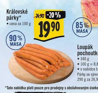 Jip Královské párky nabídka