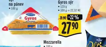 Jip Gyros sýr nabídka