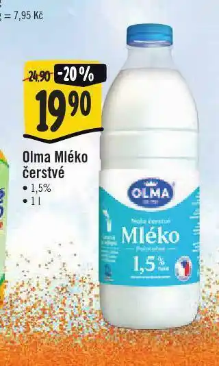 Jip Olma mléko čerstvé 1,5% nabídka