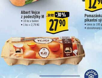 Jip Albert vejce z podestýlky m 10 ks nabídka