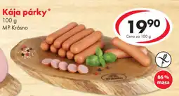 CBA Kája Párky nabídka