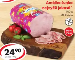 CBA Amálka šunka Nejvyšší jakosti nabídka