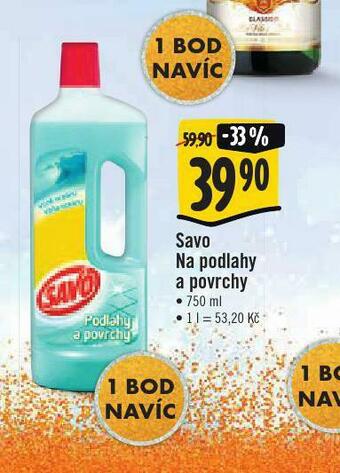 Jip Savo na podlahy a povrchy nabídka