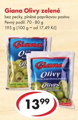 CBA GIANA Olivy Zelené nabídka