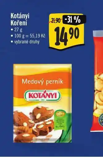 Jip Konányi koření nabídka