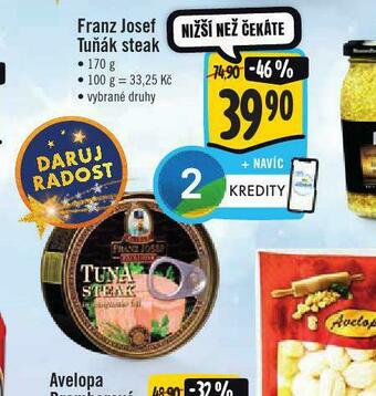 Jip Franz josef tuňák steak nabídka