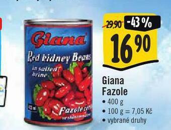 Jip Giana fazole nabídka