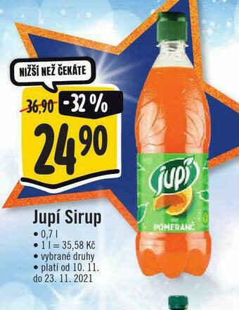 Jip Jupí sirup nabídka