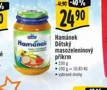 Jip Hamánke dětský masozeleninový příkrm nabídka