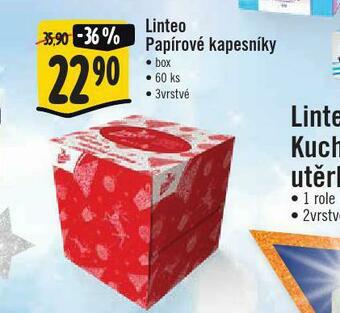 Jip Linteo papírové kapesníky nabídka