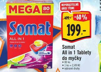 Somat all in 1 tablety do myčky