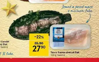 Tesco Tesco treska obecná filet nabídka