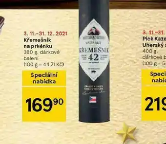 Křemešník na prkénku