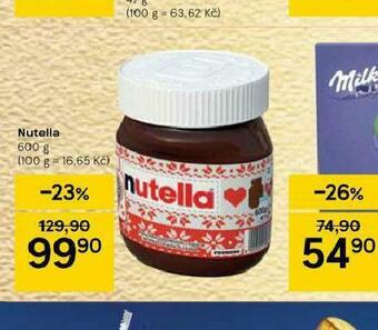 Tesco Nutella nabídka