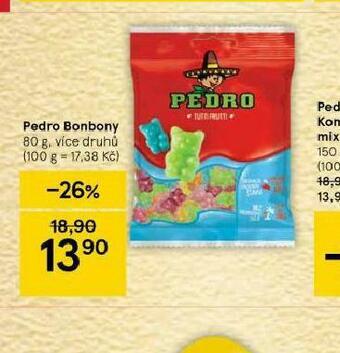 Tesco Pedro bonbony nabídka