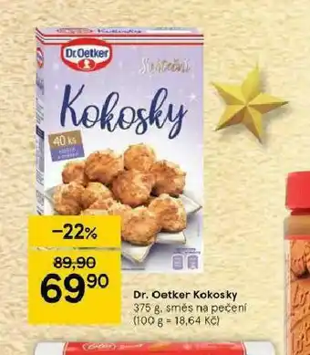 Tesco Dr. oetker kokosky nabídka
