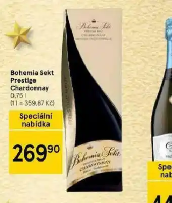 Tesco Bohemia sekt prestige chardonnay nabídka