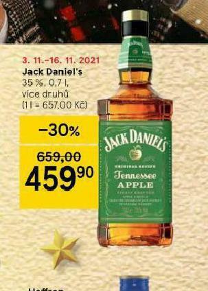 Tesco Jack daniel´s nabídka