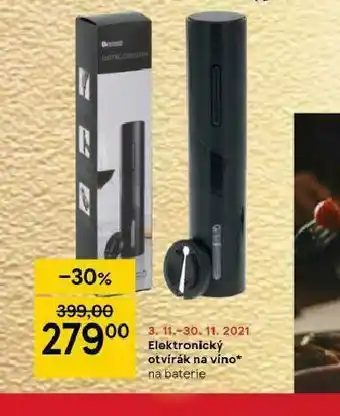 Tesco Elektronický otvírák na víno nabídka