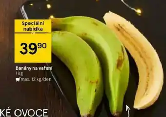 Tesco Banány na vaření nabídka