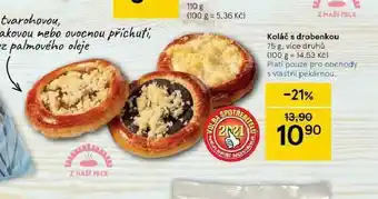 Tesco Koláč s drobenkou nabídka