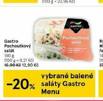 Tesco Gastro pochoutkový salát nabídka