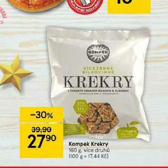 Tesco Kompek krekry nabídka